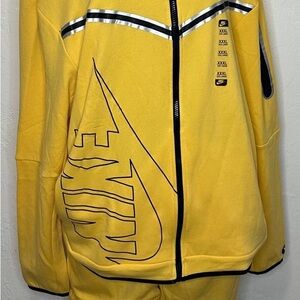 Nike Yellow Jacket with Black Outlined Swoosh